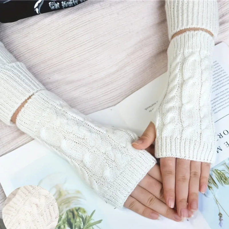 Knit Fingerless Gloves for Women: Warm and Stylish